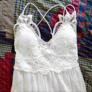 Francesca’s White Lace Dress